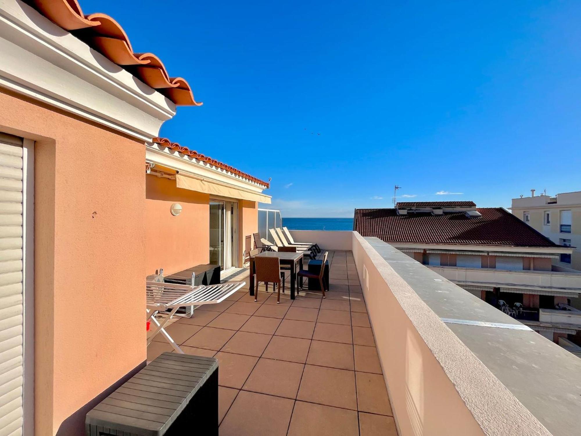 "Le Rooftop Des Rivages" Immense Terrasse, Centre Apartment Menton Luaran gambar