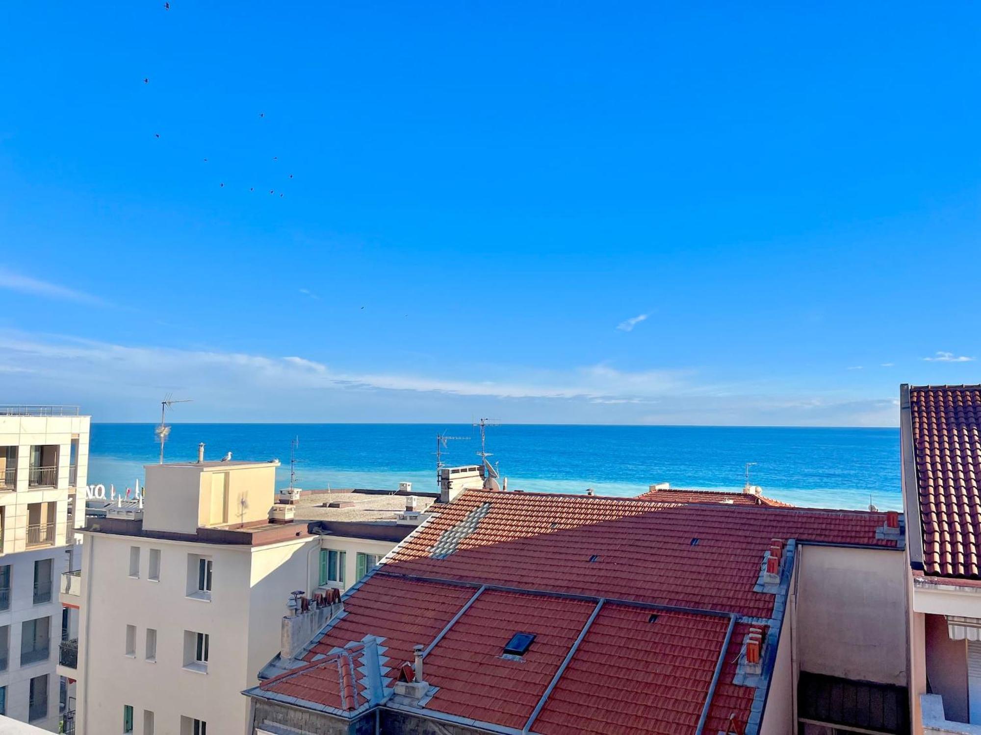 "Le Rooftop Des Rivages" Immense Terrasse, Centre Apartment Menton Luaran gambar